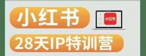 28天小红书博主IP特训营(第3期)实战经验,快速涨粉,迅速变现-知一资源网
