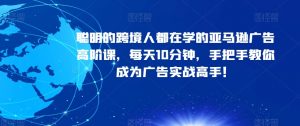 聪明的跨境人都在学的亚马逊广告高阶课,每天10分钟,手把手教你成为广告实战高手!-知一资源网