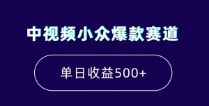 中视频小众爆款赛道，7天涨粉5万+，小白也能无脑操作，轻松月入上万【揭秘】-知一资源网