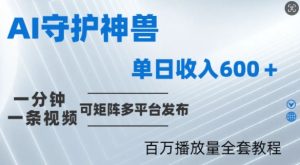 制作各省守护神,100多W播放量的视频只需要1分钟就能完成【揭秘】-知一资源网