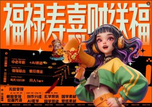 AI狂撸中老年赛道，福禄寿喜财送财送福，每日轻松十分钟，月入1W+， 抓紧冲-知一资源网