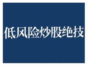 2024低风险股票实操营,低风险,高回报-知一资源网