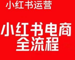 红薯电商实操课,小红书电商全流程-知一资源网