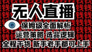 2025无人直播这么做就对了,保姆级全面解析,全程干货,新手老手都可上手-知一资源网