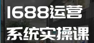 1688高阶运营系统实操课,快速掌握1688店铺运营的核心玩法-知一资源网