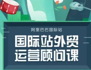 国际站运营顾问系列课程,一套完整的运营思路和逻辑-知一资源网