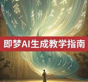 2025即梦ai生成视频教程,一学就会国内免费文字生成视频图片生成视频-知一资源网