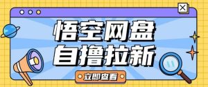 全网首发悟空网盘云真机自撸拉新项目玩法单机可挣10.20不等-知一资源网