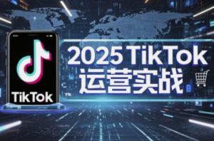2025TikTok电商运营，掌握TikTok店铺运营核心技巧，实现低成本高转化-知一资源网