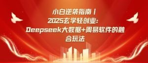 小白逆袭指南，2025玄学轻创业：Deepseek大数据+周易算法的融合玩法-知一资源网