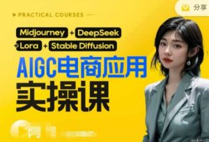 AI电商应用实操课(加更DeepSeek)保姆级喂饭教程，从0-1用AI做电商-知一资源网