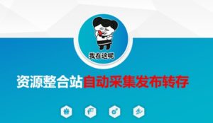 资源整合站自动采集发布转存,解放双手-知一资源网