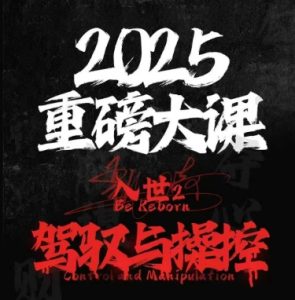 2025重磅大课,入世2,驾驭与控制-知一资源网