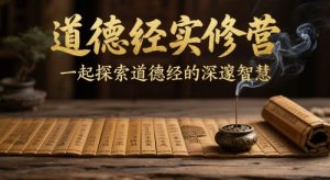 道德经实修营,一起探索道德经的深邃智慧-知一资源网