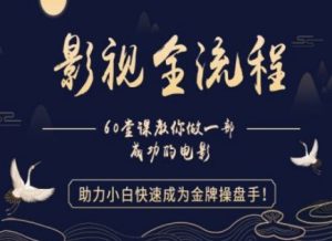 【影视全流程】教你做一部成功的电影,助力小白快速成为金牌操盘手-知一资源网