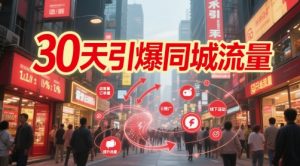 30天引爆同城流量:团购篇 认知篇 流量篇 来客篇 达人篇 老板人设IP篇 投流篇-知一资源网