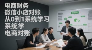 电商财务微信小店对账,从0到1系统学习电商对账-知一资源网
