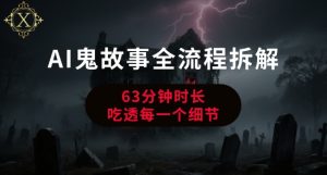 AI鬼故事从0到1全流程拆解,非常详细,全是干货-知一资源网