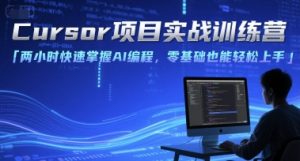 Cursor项目实战训练营,两小时快速掌握AI编程,零基础也能轻松上手-知一资源网