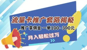 2025年外面卖1500的流量卡项目最新玩法,绿色无门槛对新手非常友好,日入3张+-知一资源网