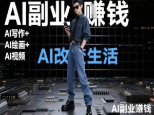 AI改变生活(Ai写作+AI绘画+Ai视频),AI副业挣钱-知一资源网
