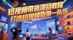短视频带货项目教程,打造短视频带货第一队伍-知一资源网