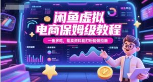 闲鱼虚拟电商保姆级教程,一鱼多吃,能卖资料能打粉能做拉新-知一资源网