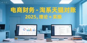 电商财务-淘系天猫对账2025,理论+实操-知一资源网