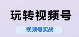 玩转视频号,视频号实战系列课-知一资源网