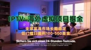 【海外虚拟项目掘金】日入100-200美刀,自己在家就可以闷声发大财,长期可做,工作室可复制扩大【揭秘】-知一资源网