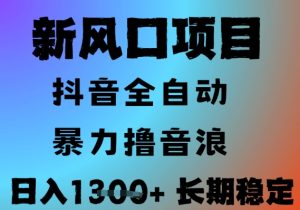 最新风口抖音无人直播撸音浪,全自动运行,小白可玩,长期稳定,日入1.3k,可批量收益翻倍【揭秘】-知一资源网