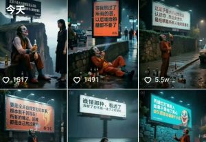 一条视频竟然15W赞!用AI制作小丑自嘲扎心文案视频,当下非常火爆的短视频流量神器-知一资源网