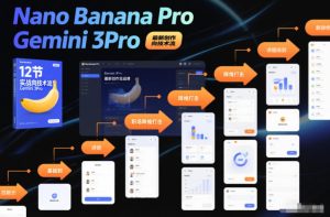 Nano Banana Pro Gemini 3Pro，最新创作实战课，12节实战向技术流，职场降维打击-知一资源网