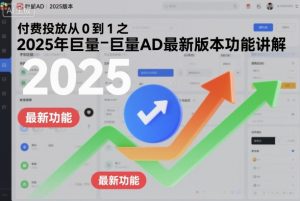 付费投放从0到1之2025年巨量AD最新版本功能讲解-知一资源网