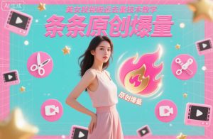 美女视频搬运去重技术教学，条条原创爆量-知一资源网